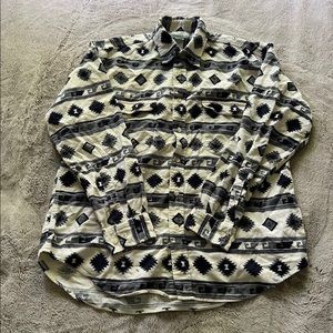 Tidewater traders Aztec button up size medium